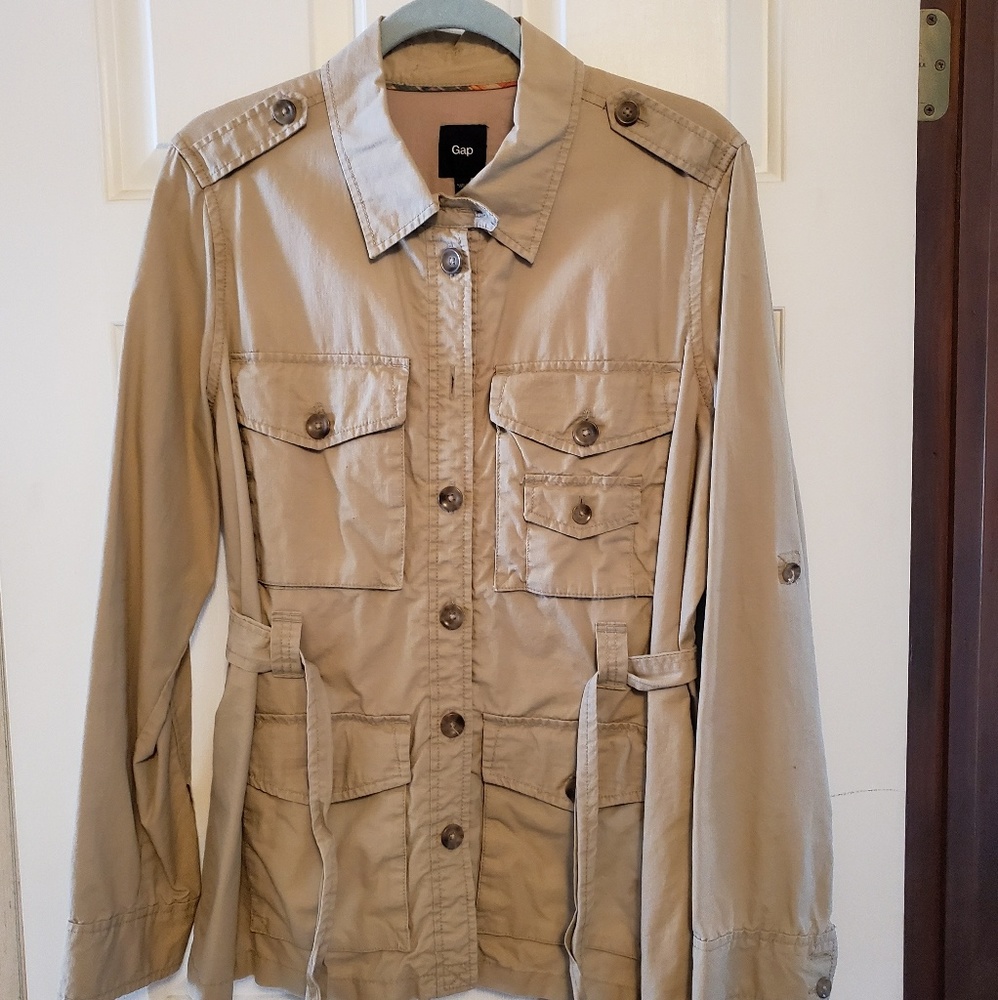 Gap cotton lined jacket. Tan XL
